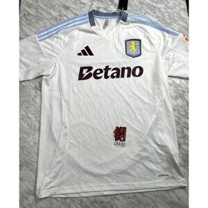 Adidas 24/25 Aston Villa Away Football Soccer Jersey Mens Medium KA6896 210 NEW